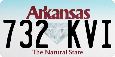 AR license plate 732KVI