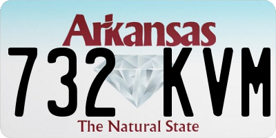 AR license plate 732KVM
