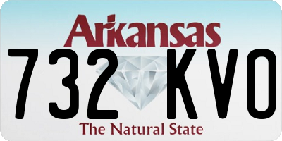 AR license plate 732KVO