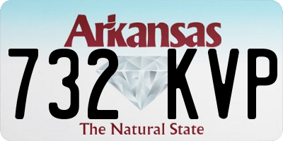 AR license plate 732KVP