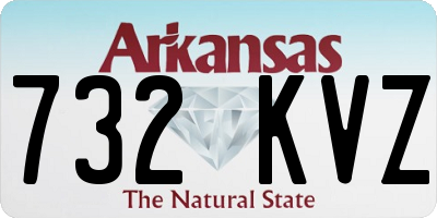 AR license plate 732KVZ