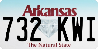 AR license plate 732KWI