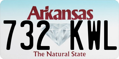 AR license plate 732KWL