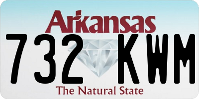 AR license plate 732KWM
