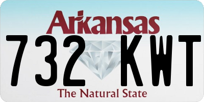 AR license plate 732KWT