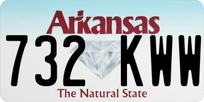 AR license plate 732KWW