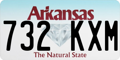 AR license plate 732KXM