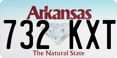 AR license plate 732KXT