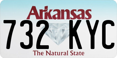 AR license plate 732KYC