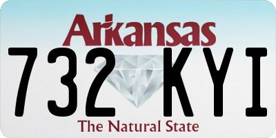 AR license plate 732KYI