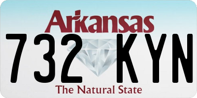 AR license plate 732KYN