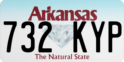 AR license plate 732KYP