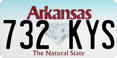 AR license plate 732KYS