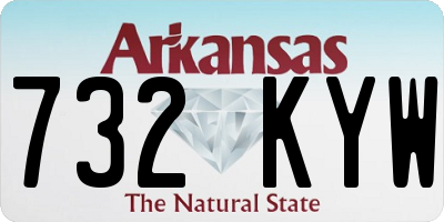 AR license plate 732KYW
