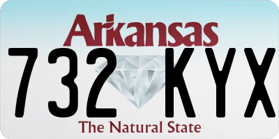 AR license plate 732KYX
