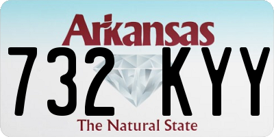 AR license plate 732KYY