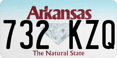 AR license plate 732KZQ
