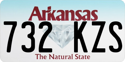 AR license plate 732KZS