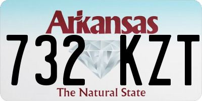 AR license plate 732KZT