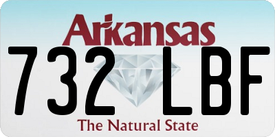 AR license plate 732LBF