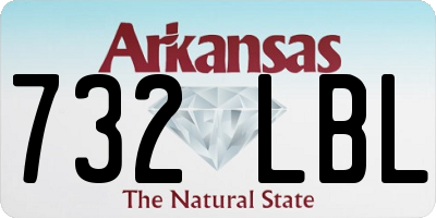 AR license plate 732LBL