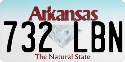 AR license plate 732LBN