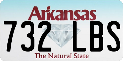 AR license plate 732LBS