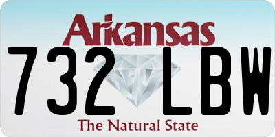 AR license plate 732LBW
