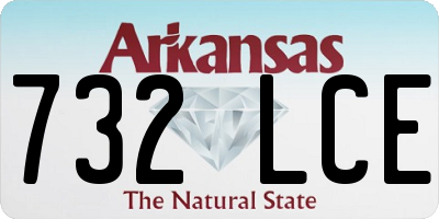 AR license plate 732LCE