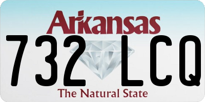 AR license plate 732LCQ