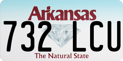 AR license plate 732LCU