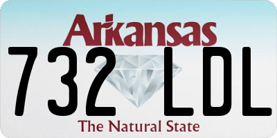 AR license plate 732LDL