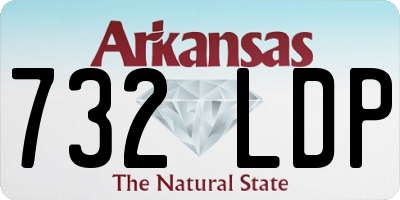 AR license plate 732LDP