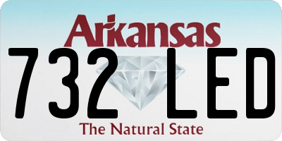 AR license plate 732LED