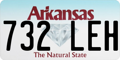 AR license plate 732LEH