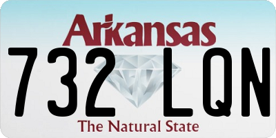 AR license plate 732LQN