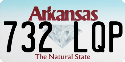 AR license plate 732LQP