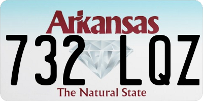 AR license plate 732LQZ