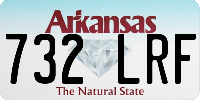 AR license plate 732LRF