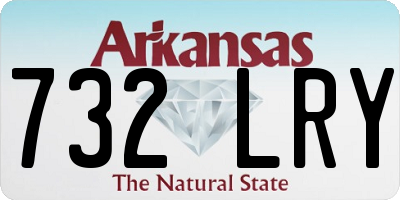 AR license plate 732LRY