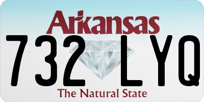 AR license plate 732LYQ