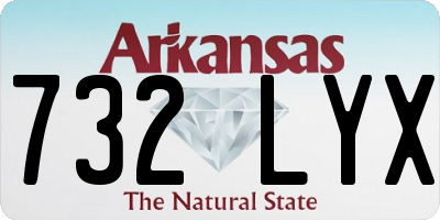 AR license plate 732LYX