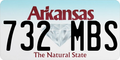 AR license plate 732MBS
