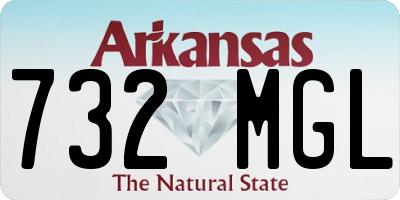 AR license plate 732MGL