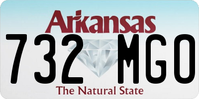 AR license plate 732MGO