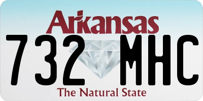 AR license plate 732MHC