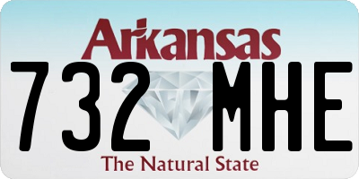 AR license plate 732MHE