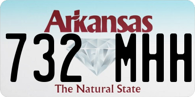 AR license plate 732MHH