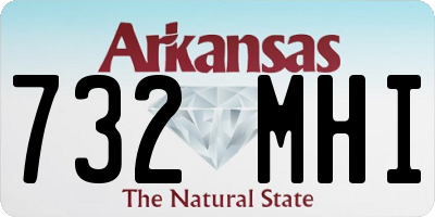 AR license plate 732MHI