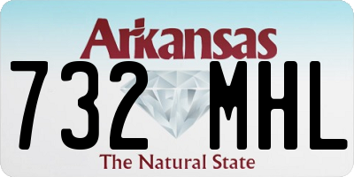 AR license plate 732MHL